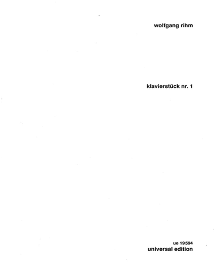 Klaviestuck N. 1